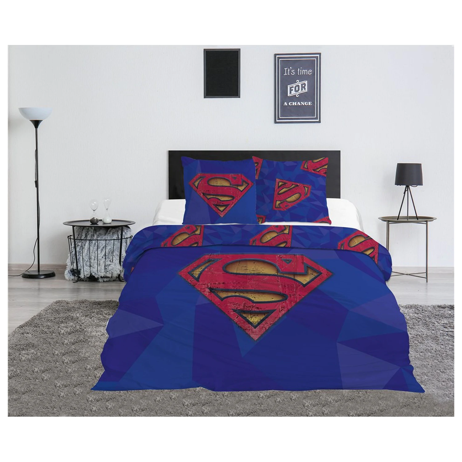 Superman Blue dubla husa de pilota dubla poza produsului