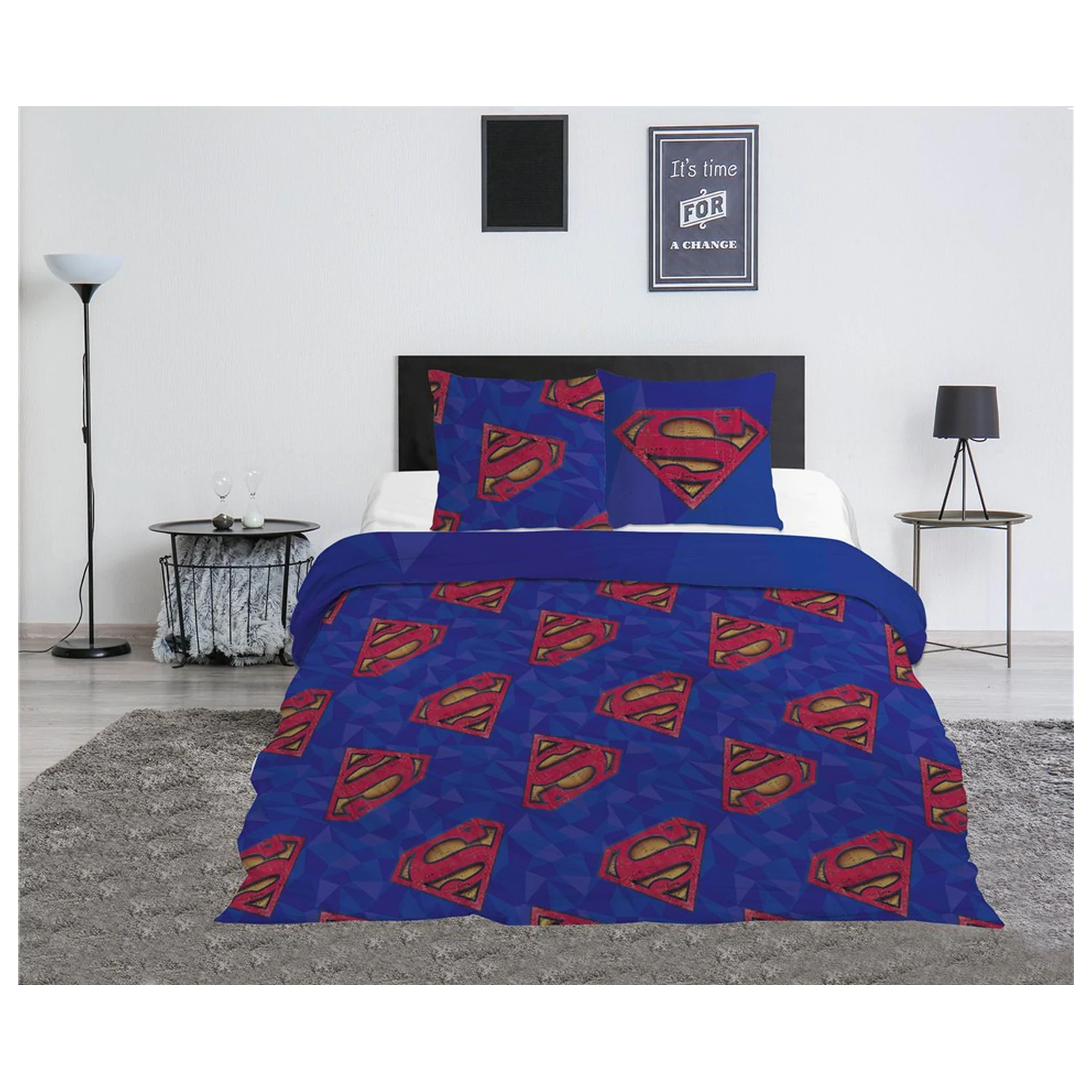 Superman Blue dubla husa de pilota dubla poza produsului