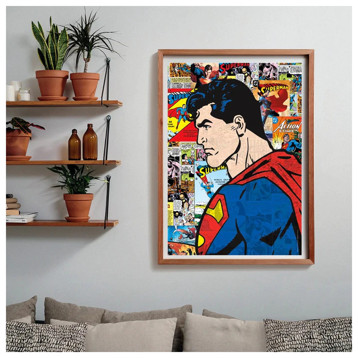 Superman Comic Puzzle compact cu 1000 piese poza produsului