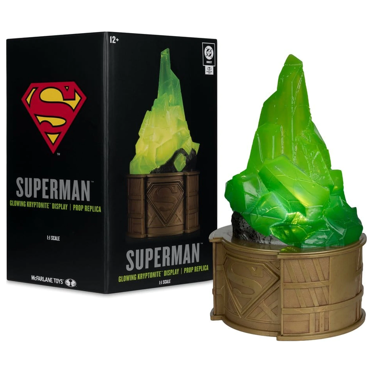 Superman DC Direct Replica 1/1 Display Kryptonita (Gold Label) 18 cm poza produsului