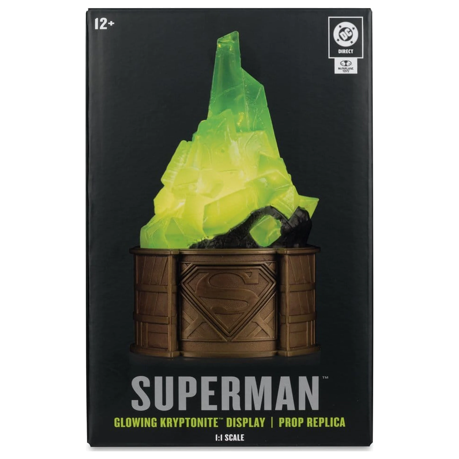 Superman DC Direct Replica 1/1 Display Kryptonita (Gold Label) 18 cm poza produsului