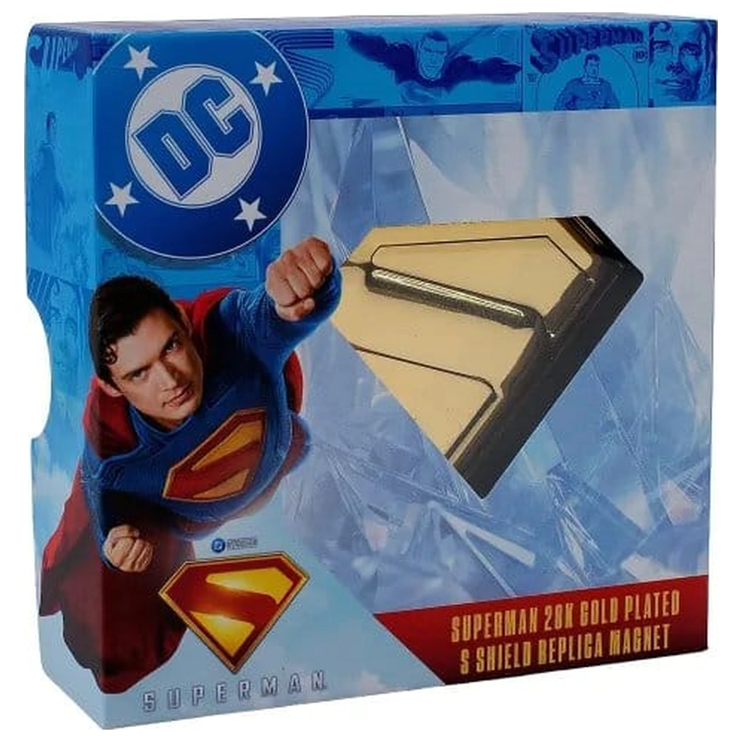 Superman Gold Shield Replica Magnet poza produsului