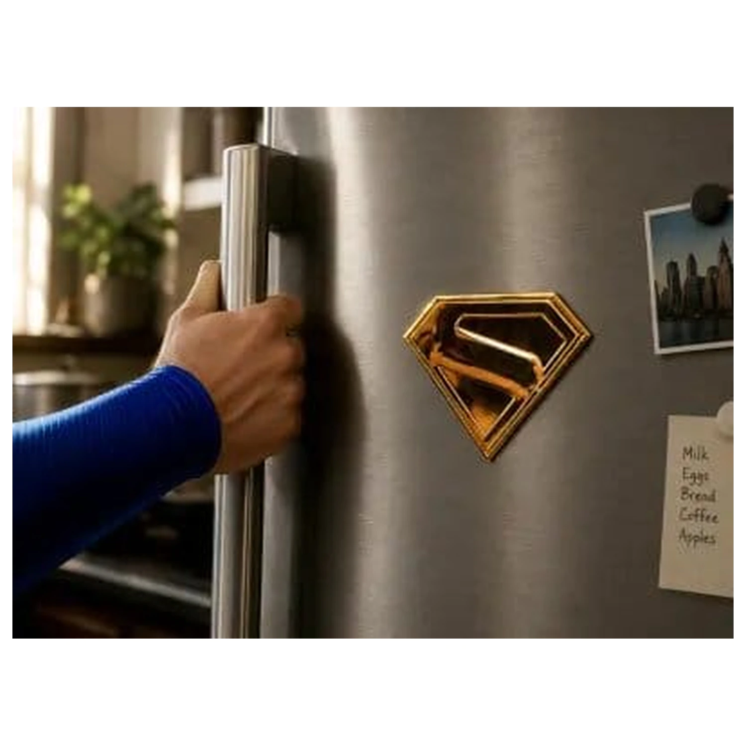 Superman Gold Shield Replica Magnet poza produsului