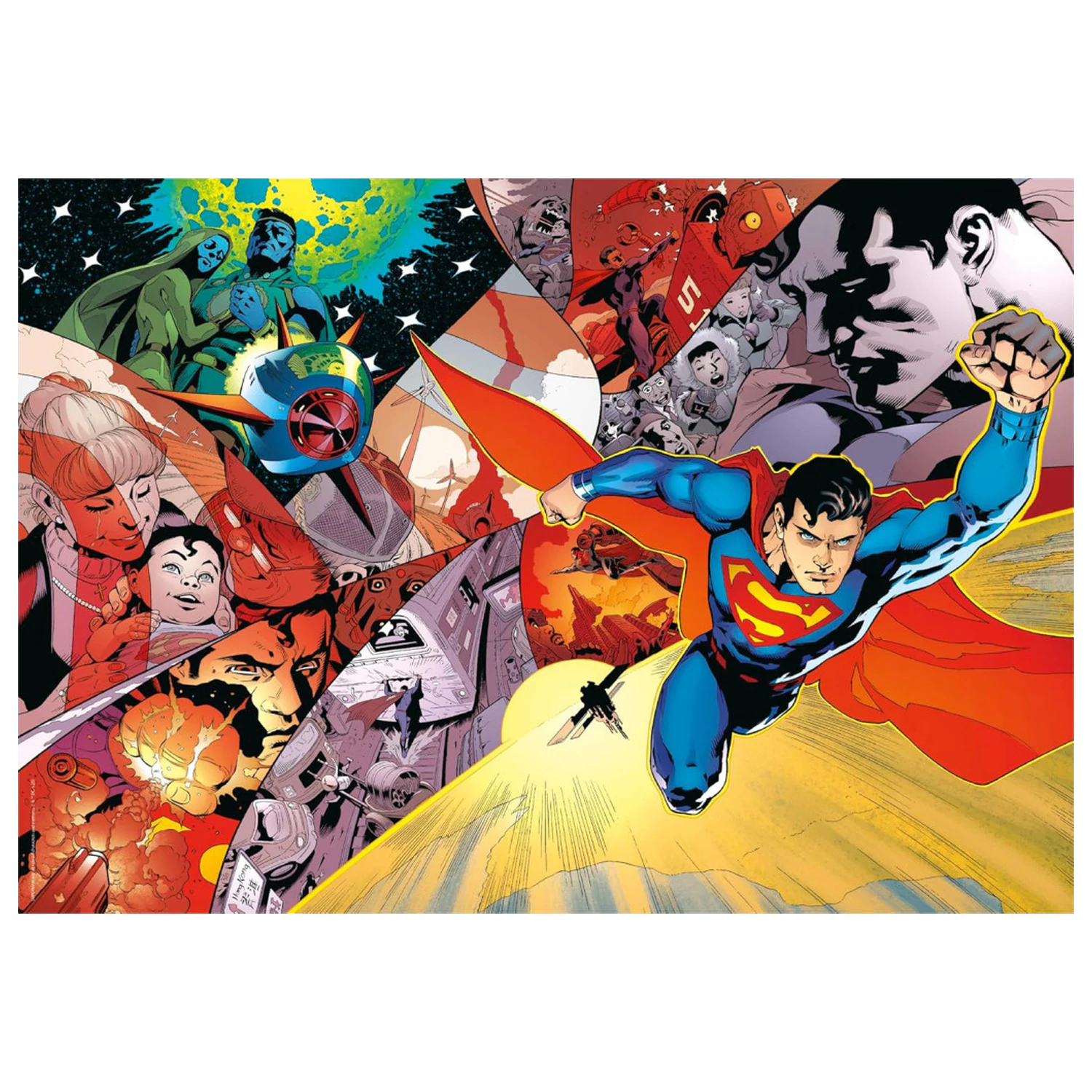 Superman Hope Rising puzzle cu 104 piese poza produsului