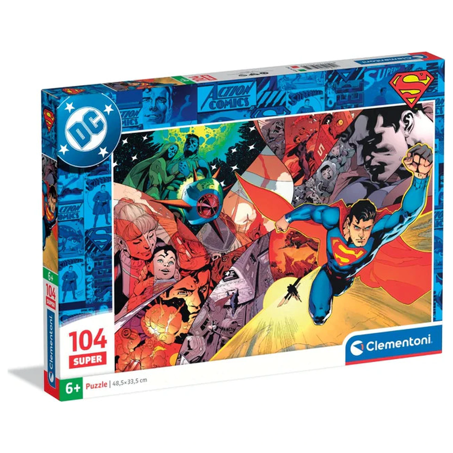 Superman Hope Rising puzzle de 104 piese poza produsului