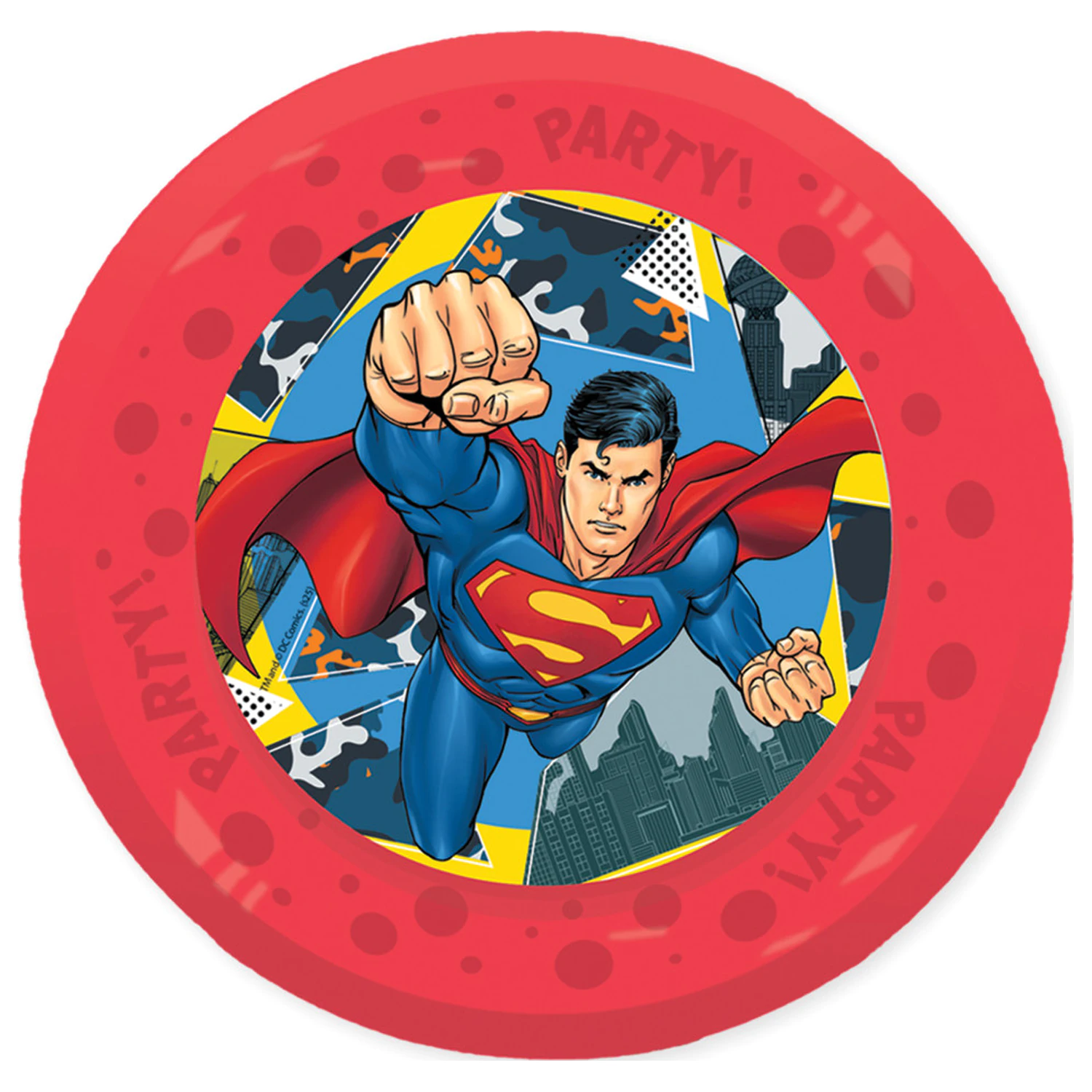 Superman Krypton Micro Premium Plastic Flat Plate set de 4 piese 21 cm poza produsului