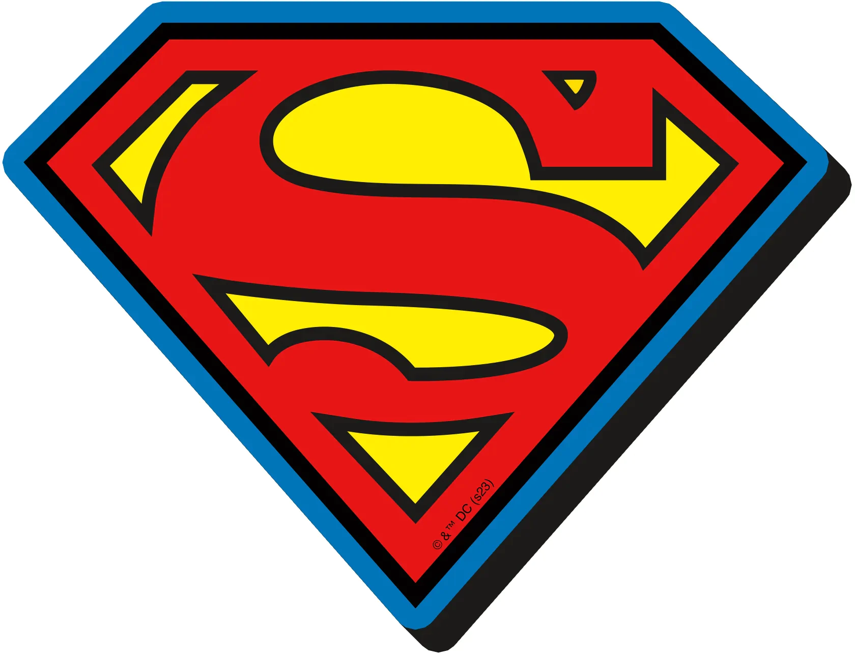 SUPERMAN Logo Magnet Voluminos poza produsului