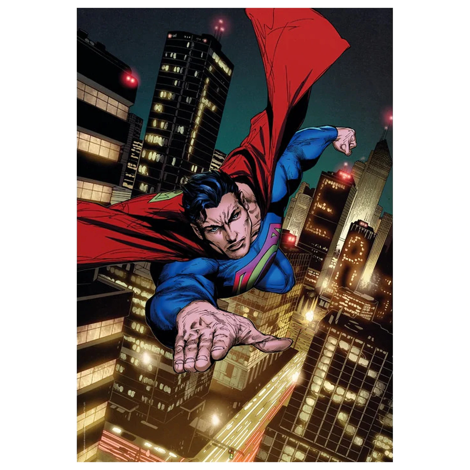 Superman Night 1000 piese Compact Puzzle poza produsului