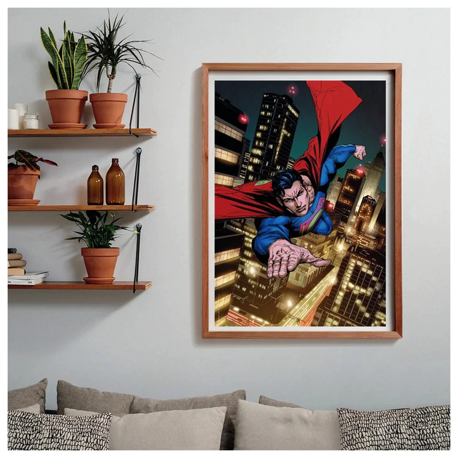 Superman Night 1000 piese Compact Puzzle poza produsului