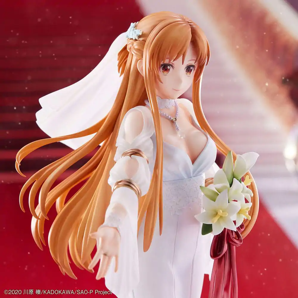 Sword Art Online Statuie PVC 1/7 Asuna Wedding Ver. 25 cm poza produsului