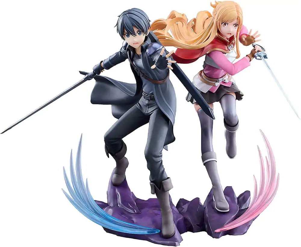 Sword Art Online Statuie 1/7 Progressive Scherzo of Deep Night Kirito & Asuna Set poza produsului
