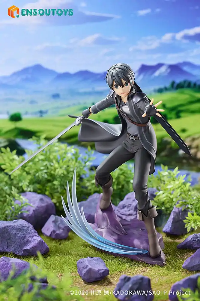 Statuie Sword Art Online 1/7 Progressive Scherzo of Deep Night Kirito 22 cm poza produsului