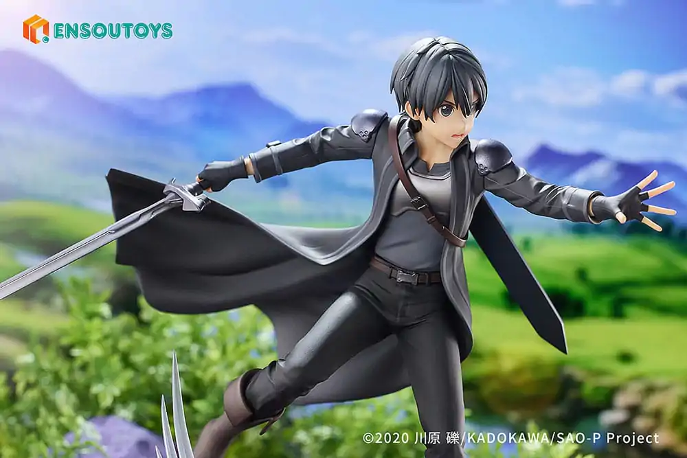 Statuie Sword Art Online 1/7 Progressive Scherzo of Deep Night Kirito 22 cm poza produsului