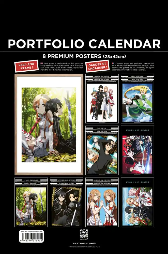 Sword Art Online Calendar portofoliu 2025 *English Version* poza produsului