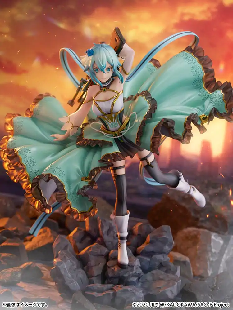 Sword Art Online SHIBUYA SCRAMBLE FIGURE Statuie PVC 1/7 Sinon Crystal Dress Ver. 29 cm poza produsului