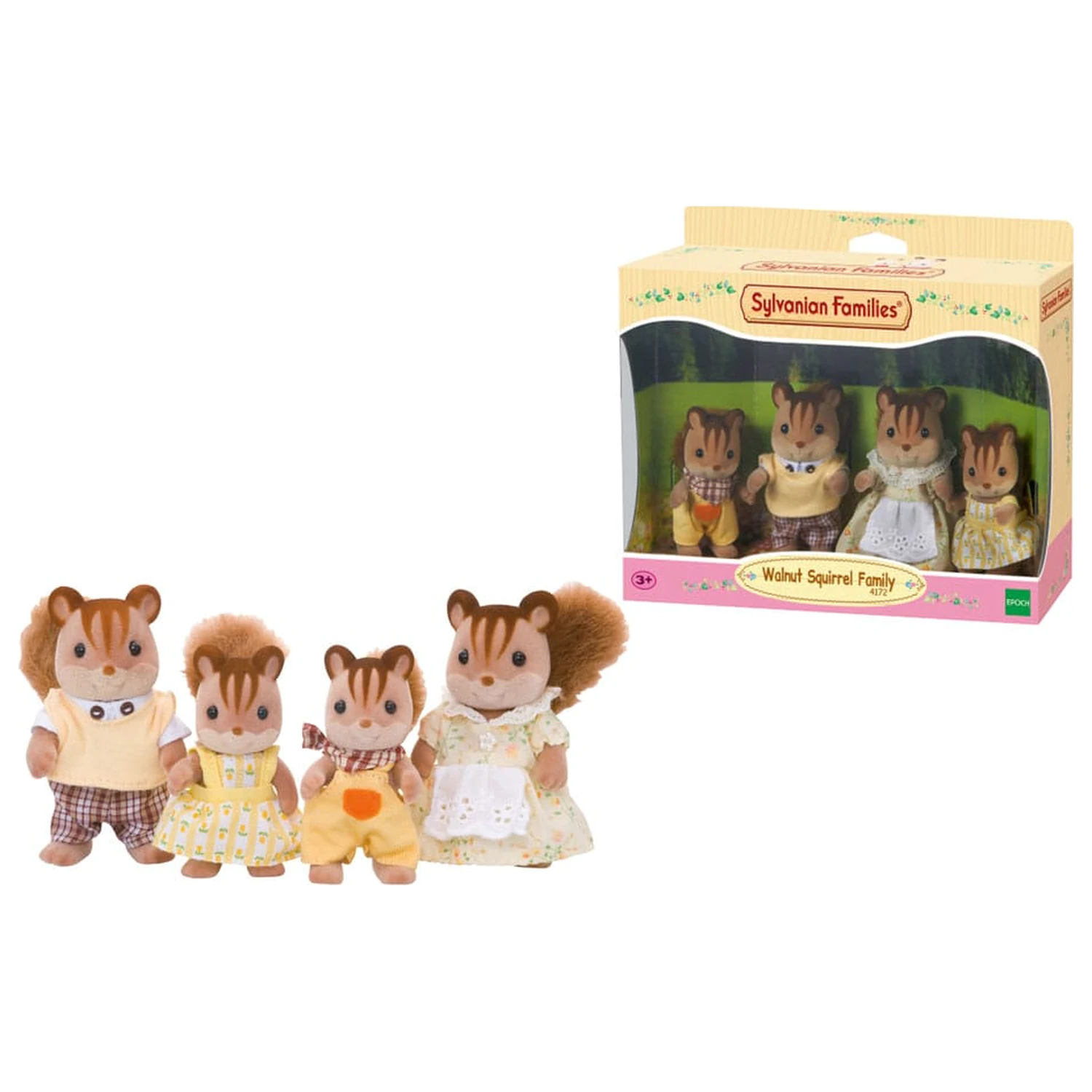 Sylvanian Families: Family Walnut squirrel figurina 7 cm poza produsului