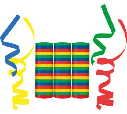 Colorful Serpentine Streamers, 3 bucati poza produsului