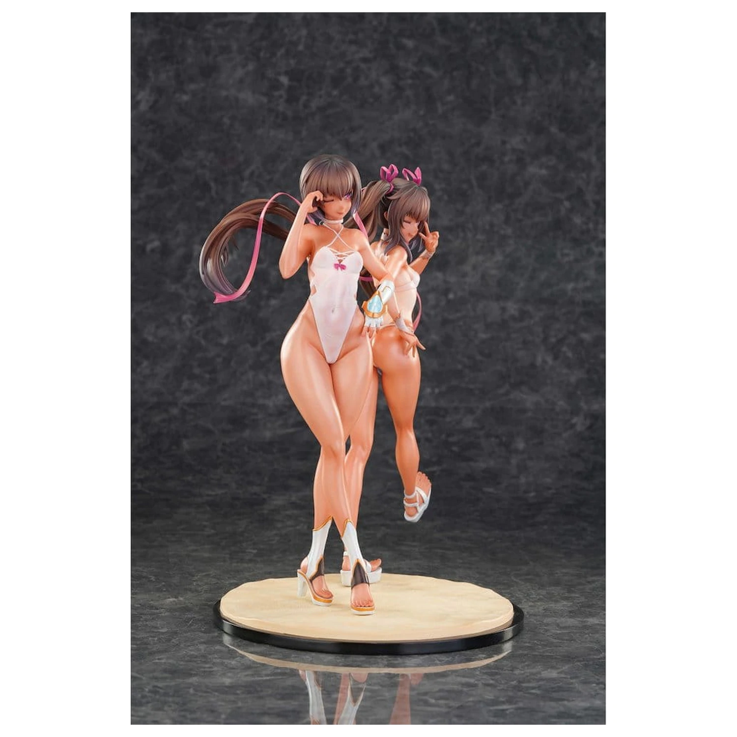 Taimanin PVC Figurine 1/6 2-Pack Swimsuit Adult Yukikaze & Yukikaze Mizuki 27 cm poza produsului