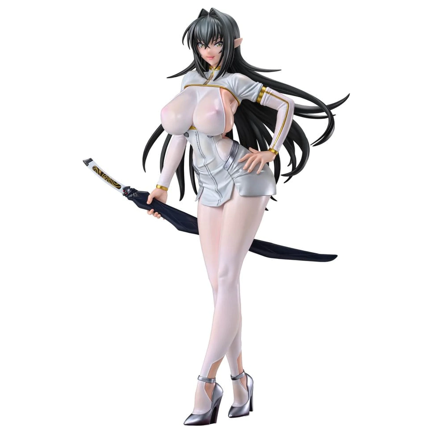 Taimanin RPG PVC Figura 1/6 Annerose Vajra White see-through Ver. 31 cm poza produsului