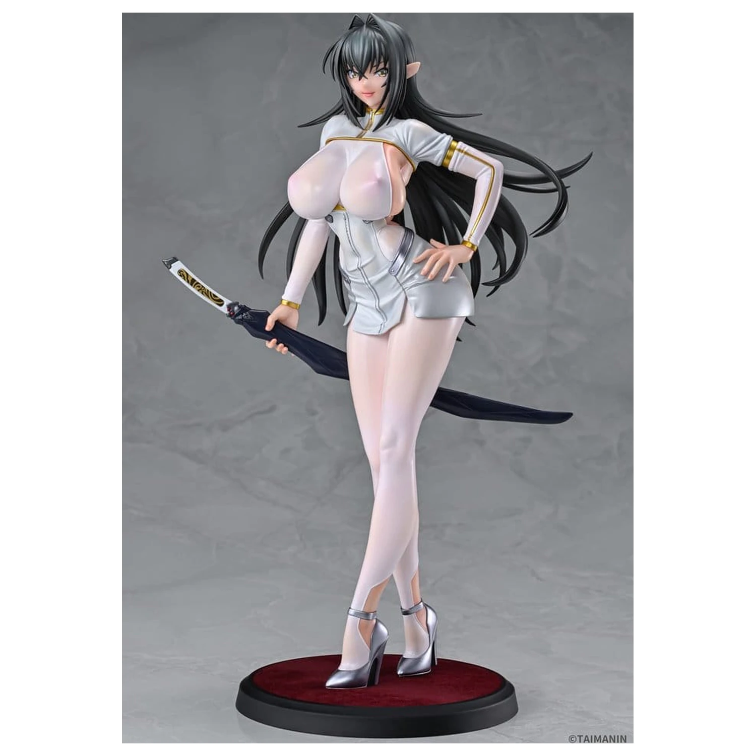 Taimanin RPG PVC Figura 1/6 Annerose Vajra White see-through Ver. 31 cm poza produsului