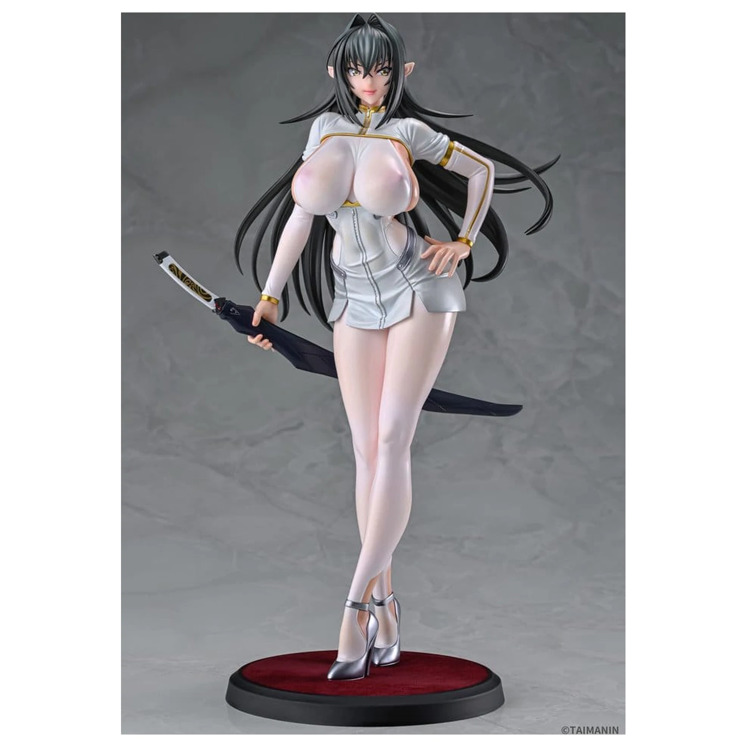 Taimanin RPG PVC Figura 1/6 Annerose Vajra White see-through Ver. 31 cm poza produsului