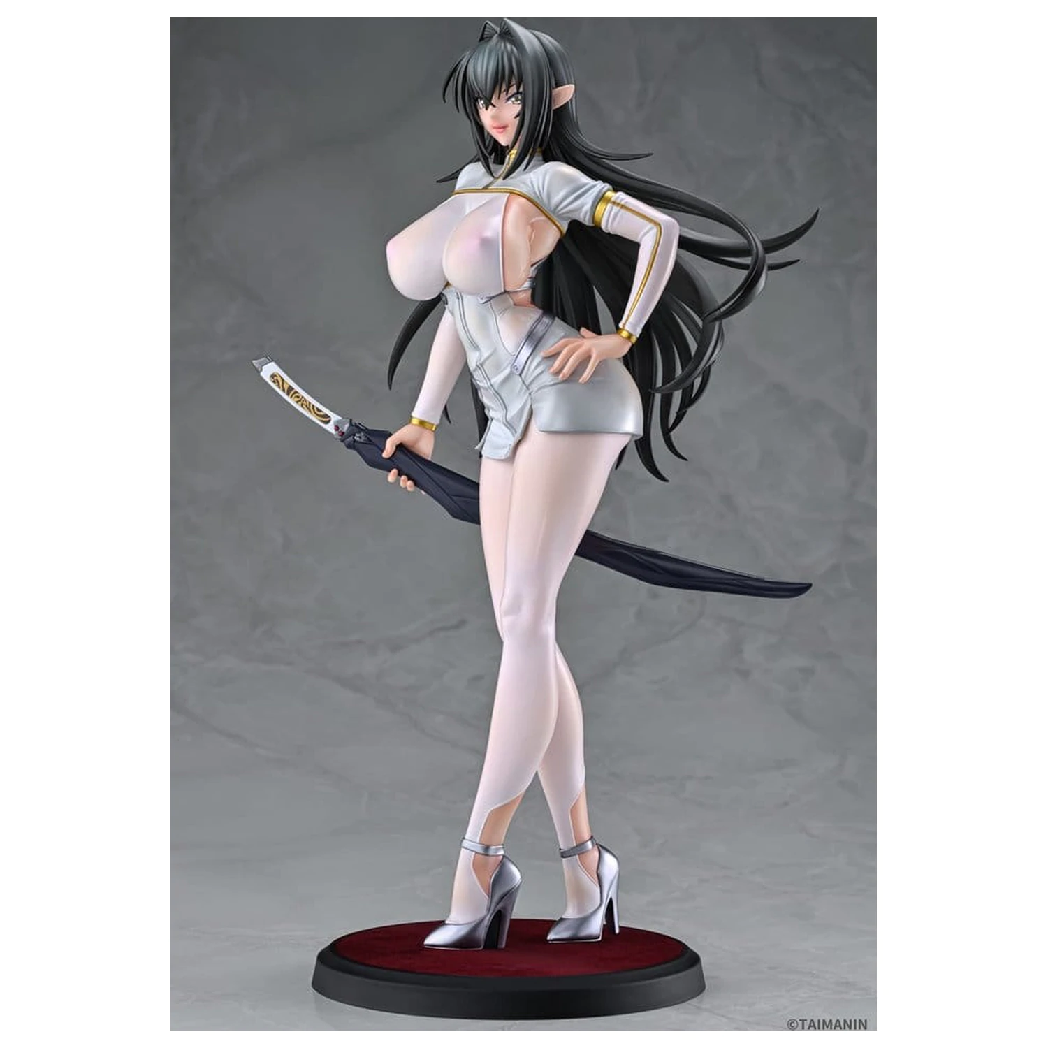 Taimanin RPG PVC Figura 1/6 Annerose Vajra White see-through Ver. 31 cm poza produsului