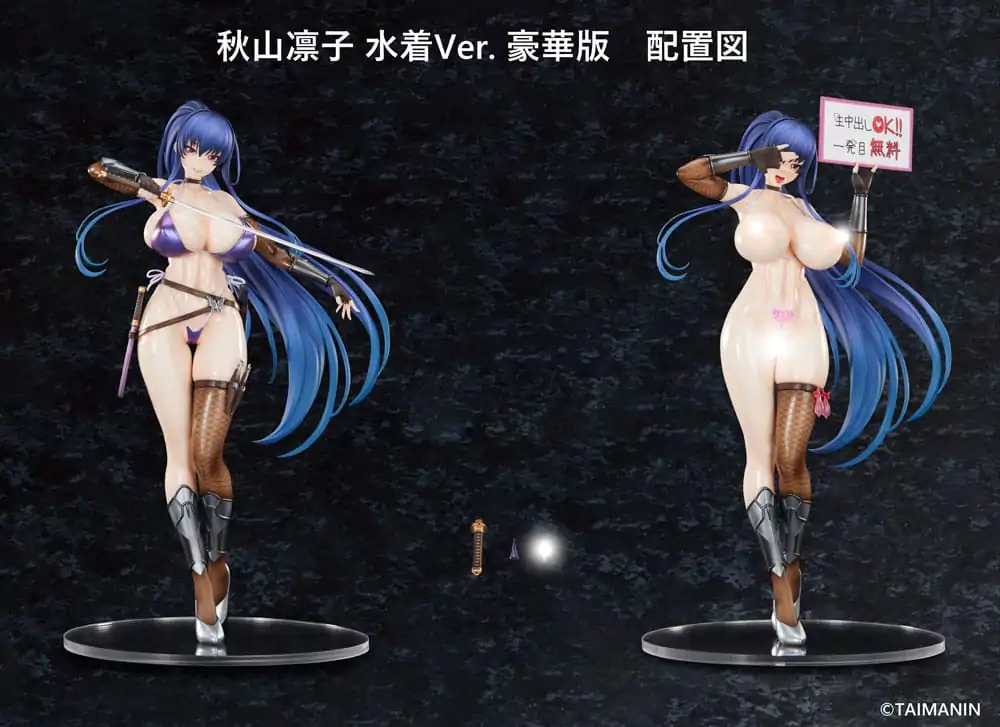 Taimanin RPGX Statuie la scara 1/6 Rinko Akiyama Swimsuit Ver. DX Edition 27 cm poza produsului