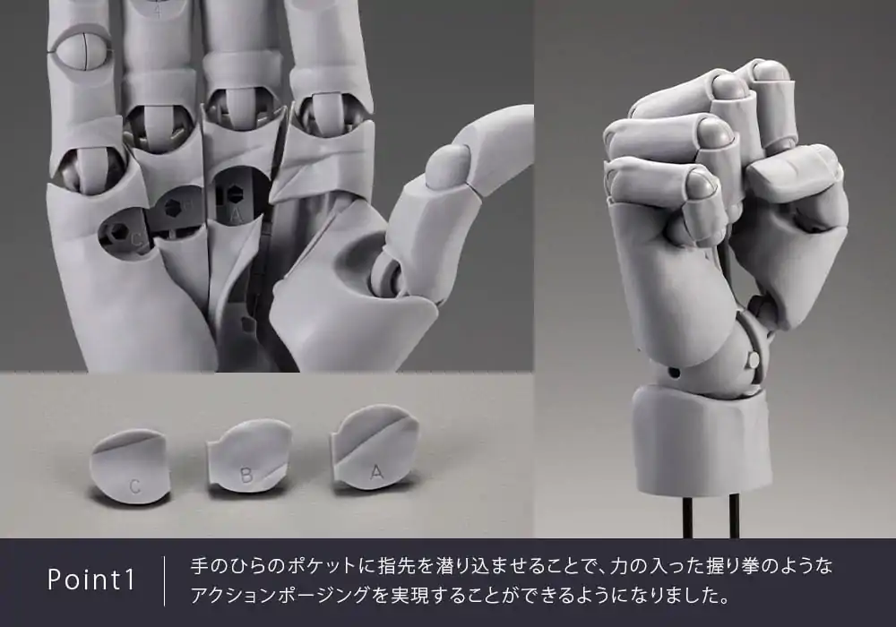 Takahiro Kagami PVC Artist Support Item Mana 1/1 Model Barbati /L Gri 22 cm poza produsului