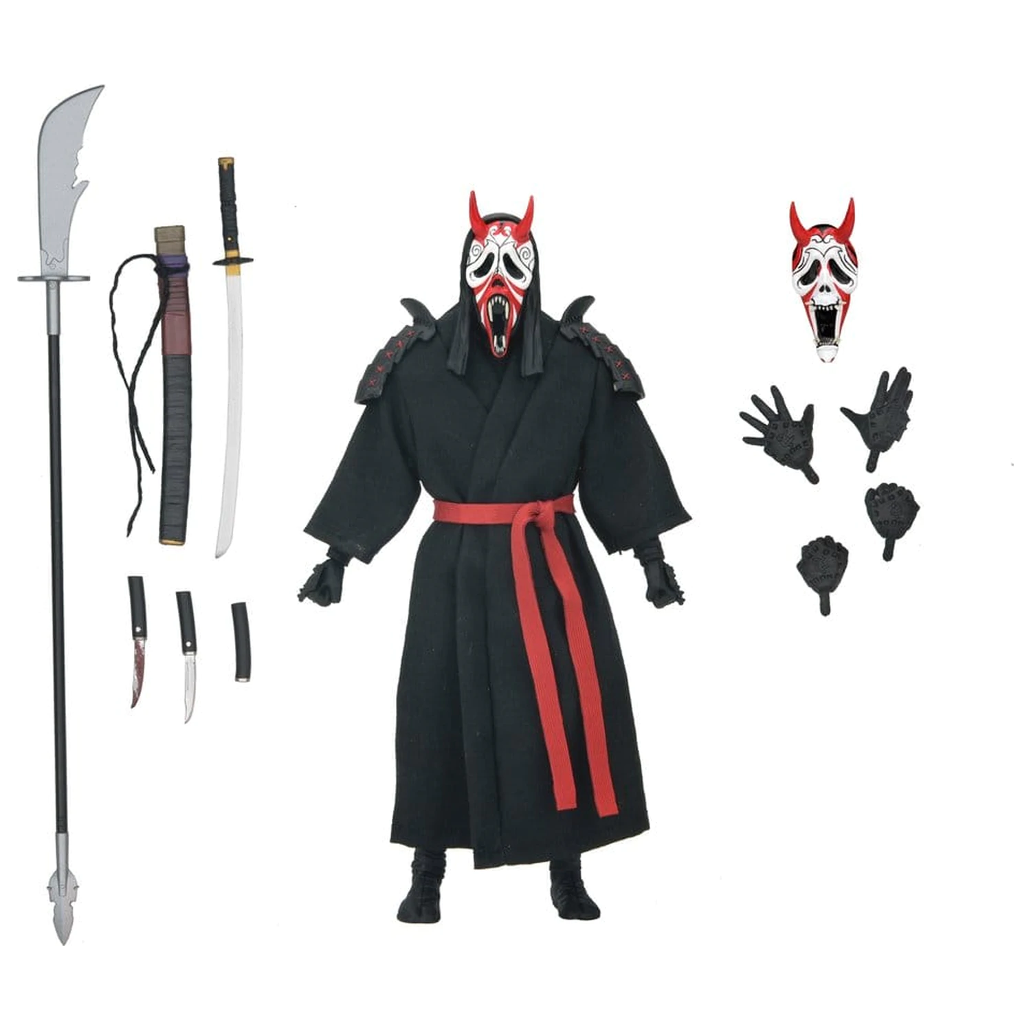 Takatoku Shogun Horror figurina de actiune Shinobi Ghost Face 18 cm poza produsului