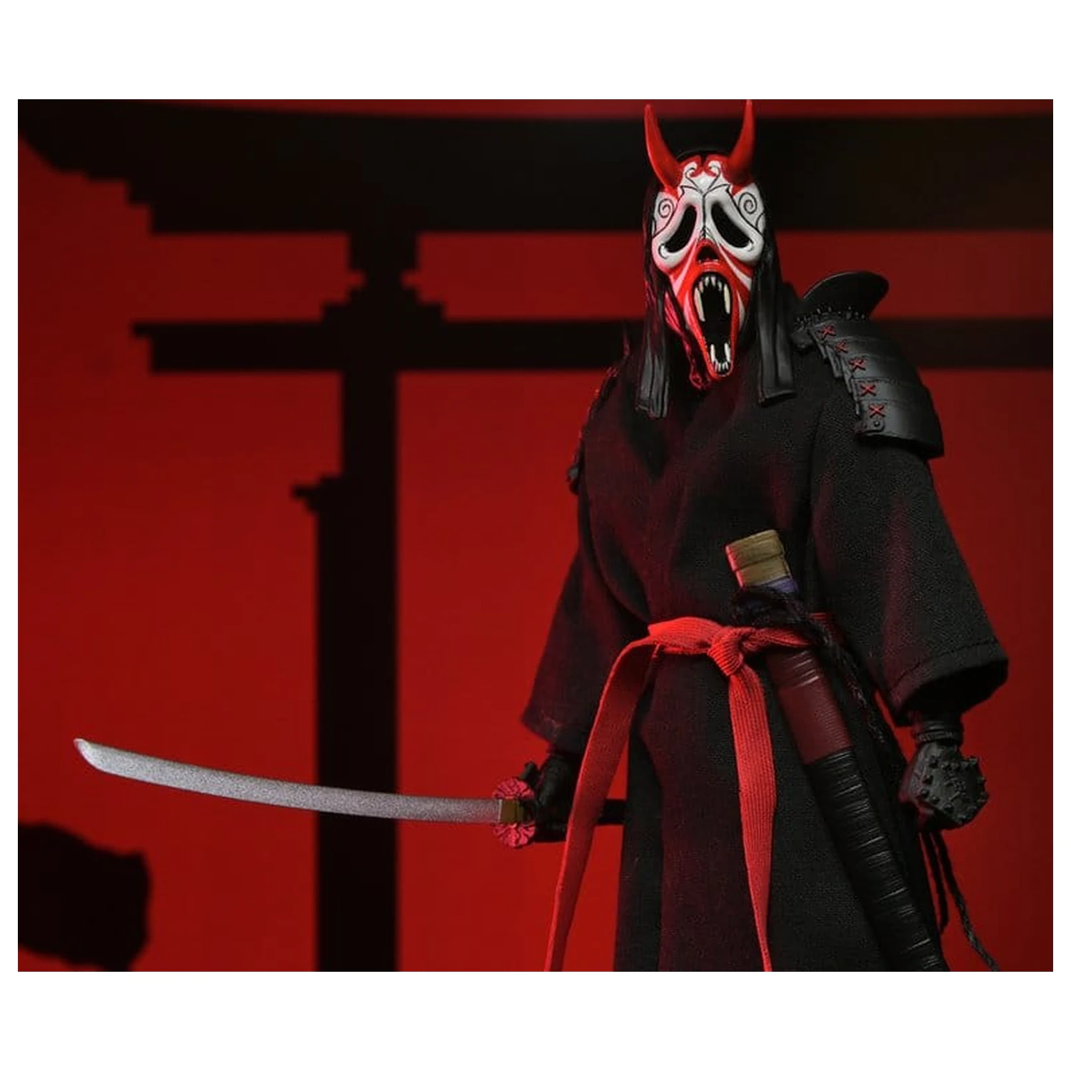 Takatoku Shogun Horror figurina de actiune Shinobi Ghost Face 18 cm poza produsului