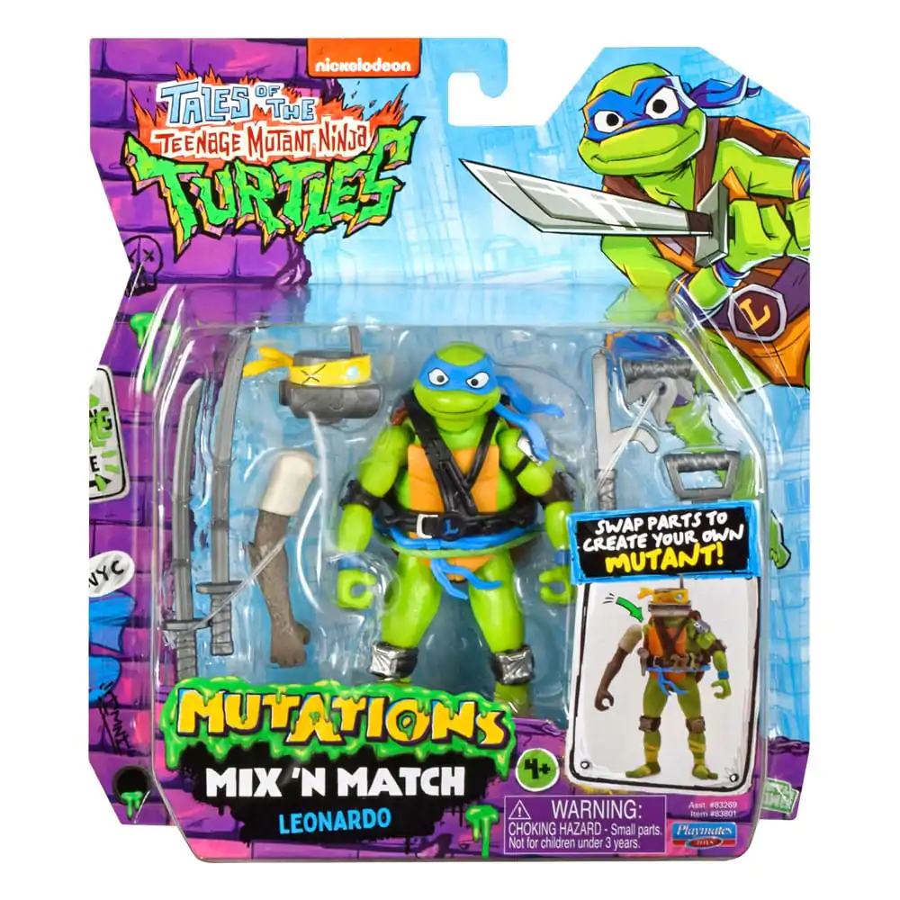 Tales of the Teenage Mutant Ninja Turtles Figurina de Acțiune Mix &#039;n Match Leonardo 12 cm poza produsului