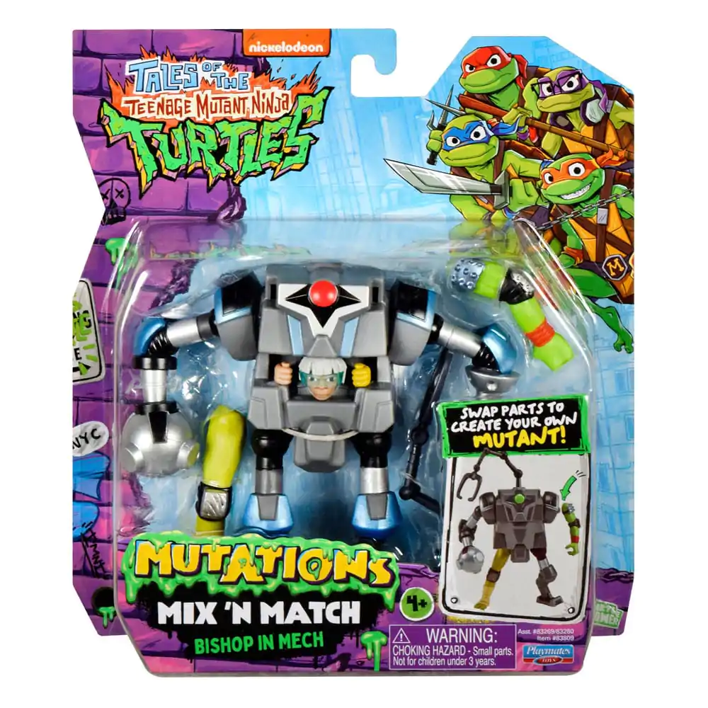 Figurină de acțiune Tales of the Teenage Mutant Ninja Turtles Mix n Match Mech Suit 12 cm poza produsului