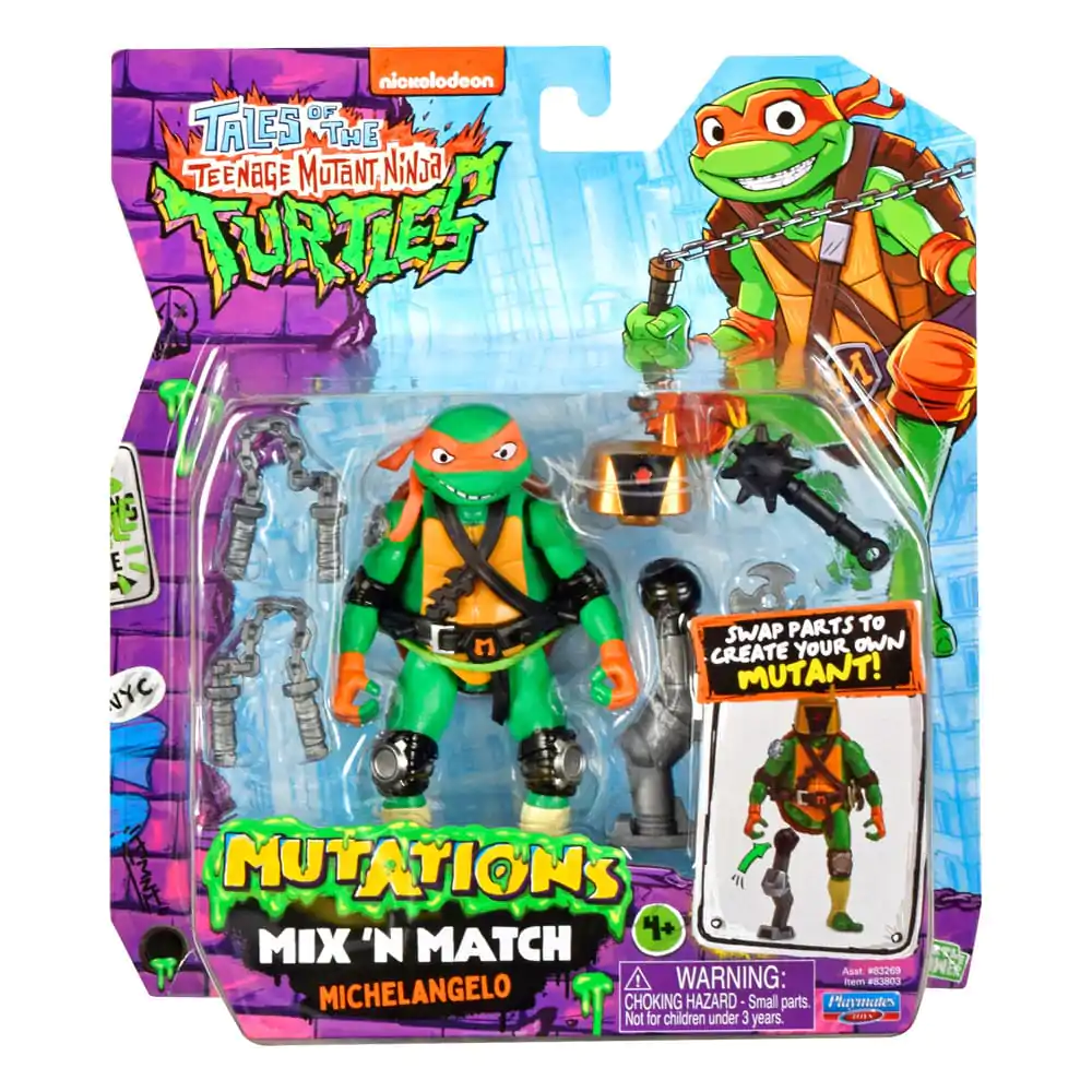 Tales of the Teenage Mutant Ninja Turtles Mix 'n Match Figurină de acțiune Michelangelo 12 cm poza produsului