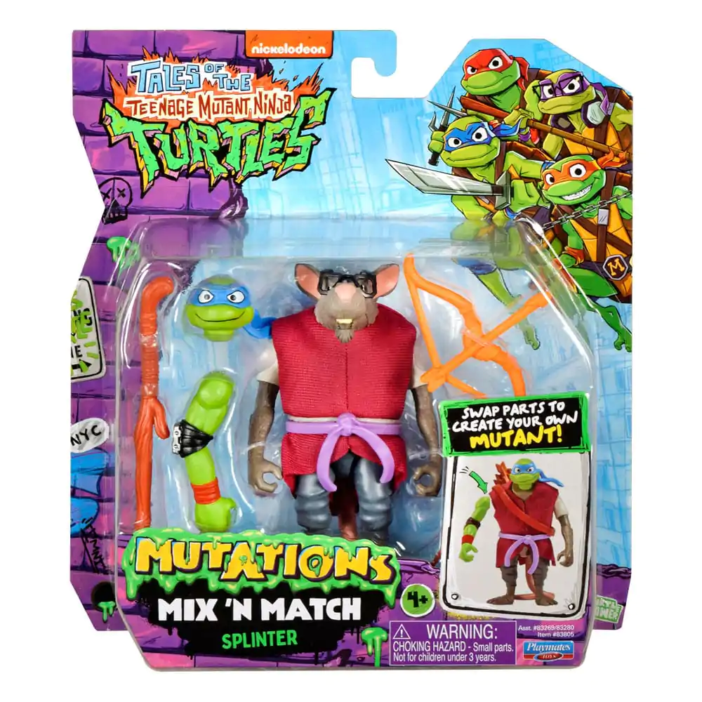 Tales of the Teenage Mutant Ninja Turtles Mix &#039;n Match Figurină de Acțiune Splinter 12 cm poza produsului