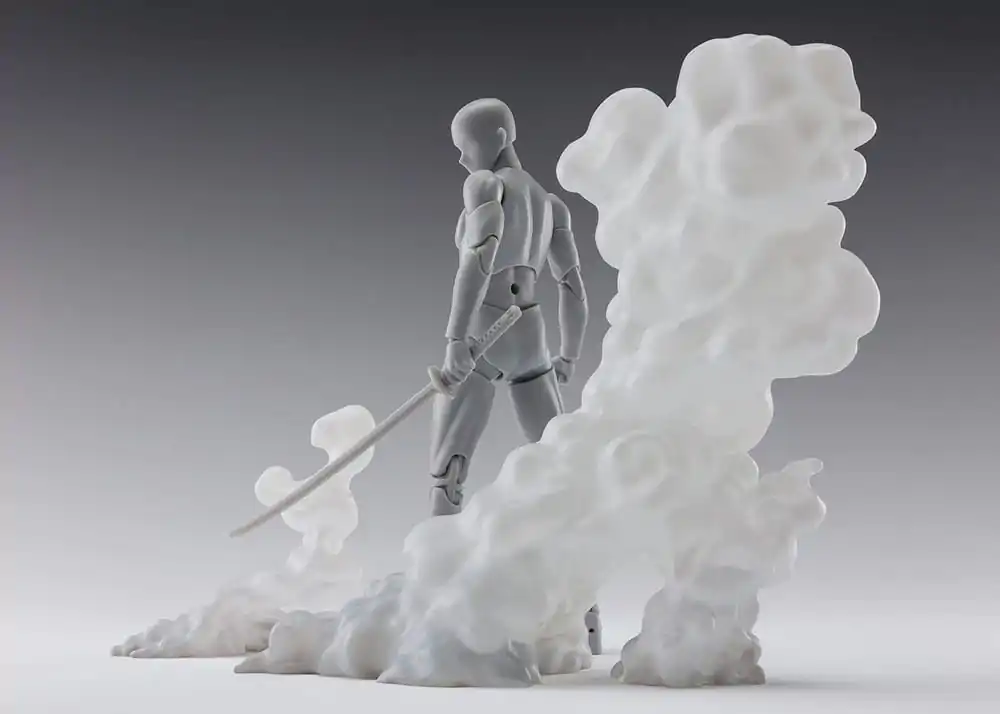 Accesoriu figurină de acțiune Tamashii Effect Efect Fum Alb Versiune pentru S.H.Figuarts poza produsului