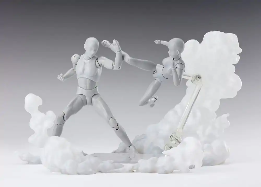 Accesoriu figurină de acțiune Tamashii Effect Efect Fum Alb Versiune pentru S.H.Figuarts poza produsului