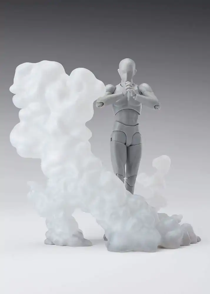 Accesoriu figurină de acțiune Tamashii Effect Efect Fum Alb Versiune pentru S.H.Figuarts poza produsului