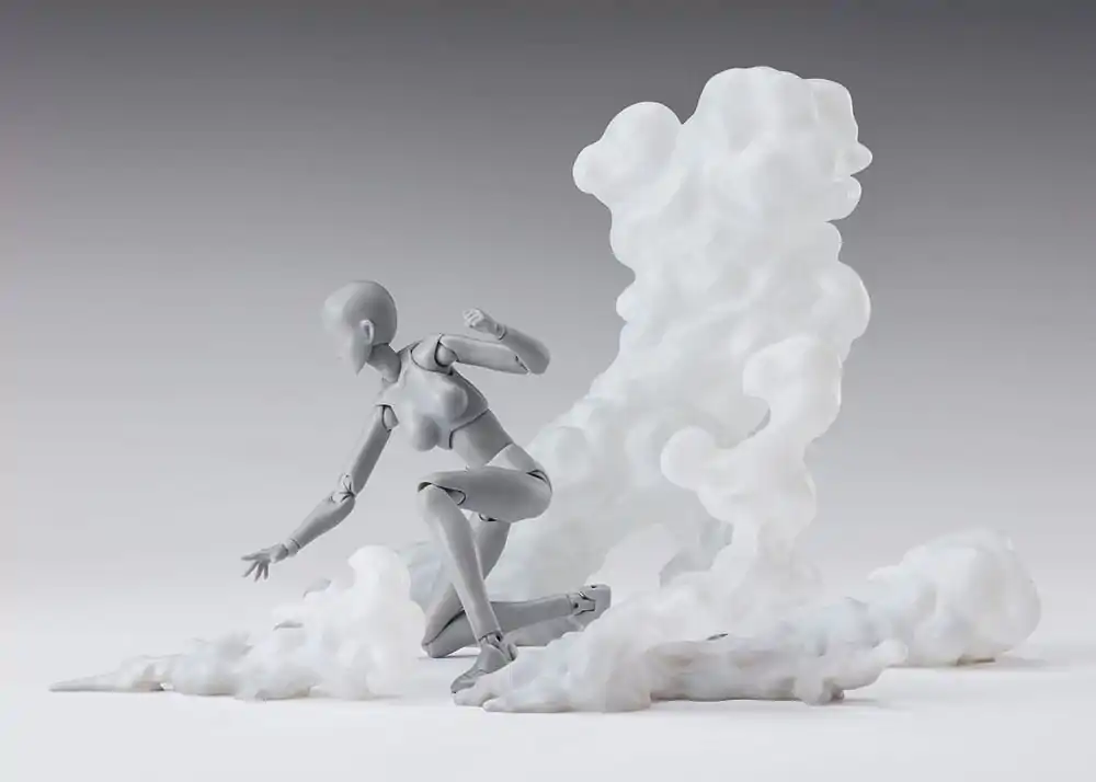 Accesoriu figurină de acțiune Tamashii Effect Efect Fum Alb Versiune pentru S.H.Figuarts poza produsului