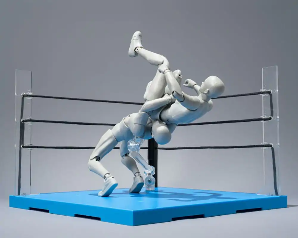 Set Accesorii Figurina de Acțiune Tamashii Stage Act Colț de Ring și Scaun Pliant Versiune Neutră poza produsului