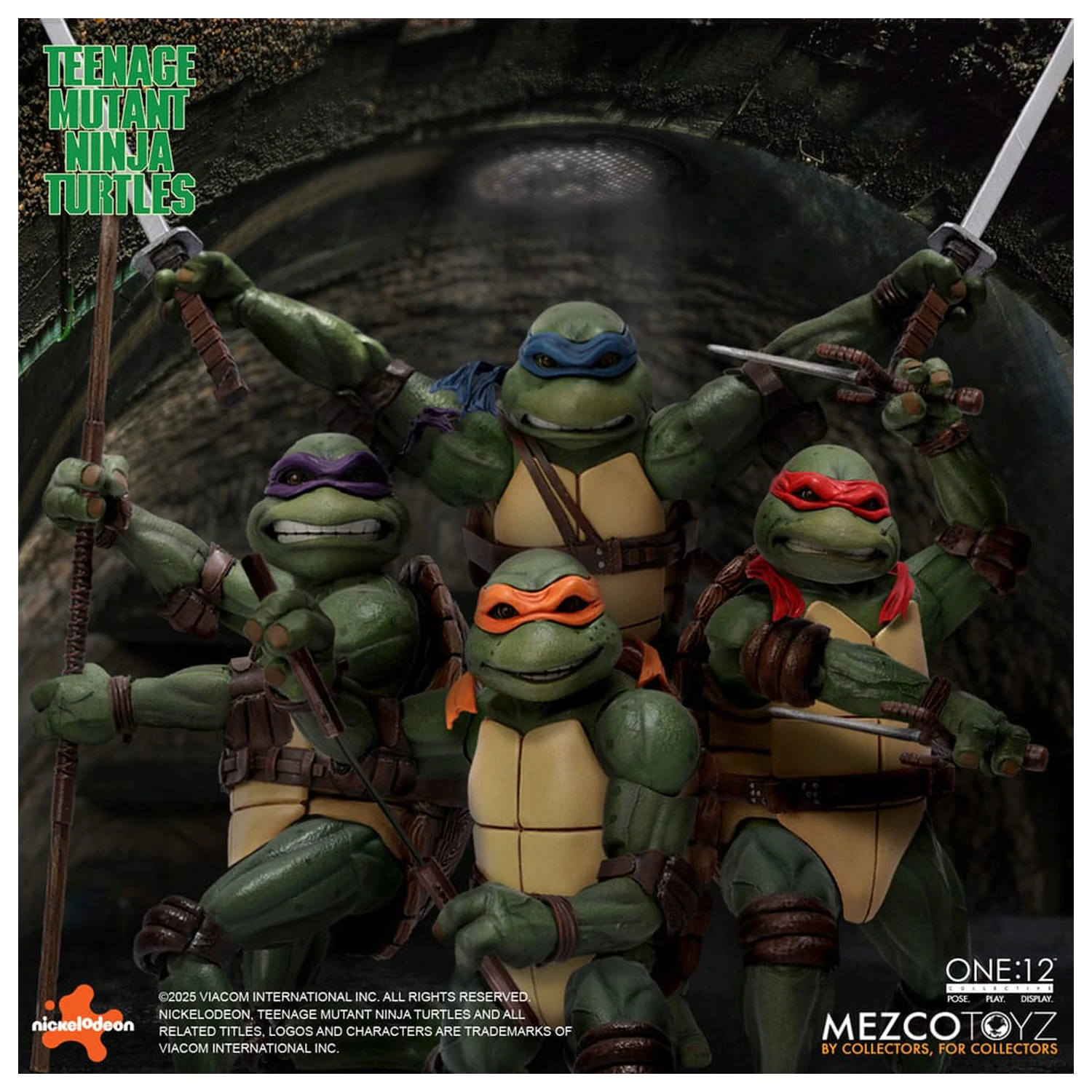 Teenage Mutant Ninja Turtles set de figurine 1/12 Teenage Mutant Ninja Turtles (1990 Movie) 15 cm poza produsului