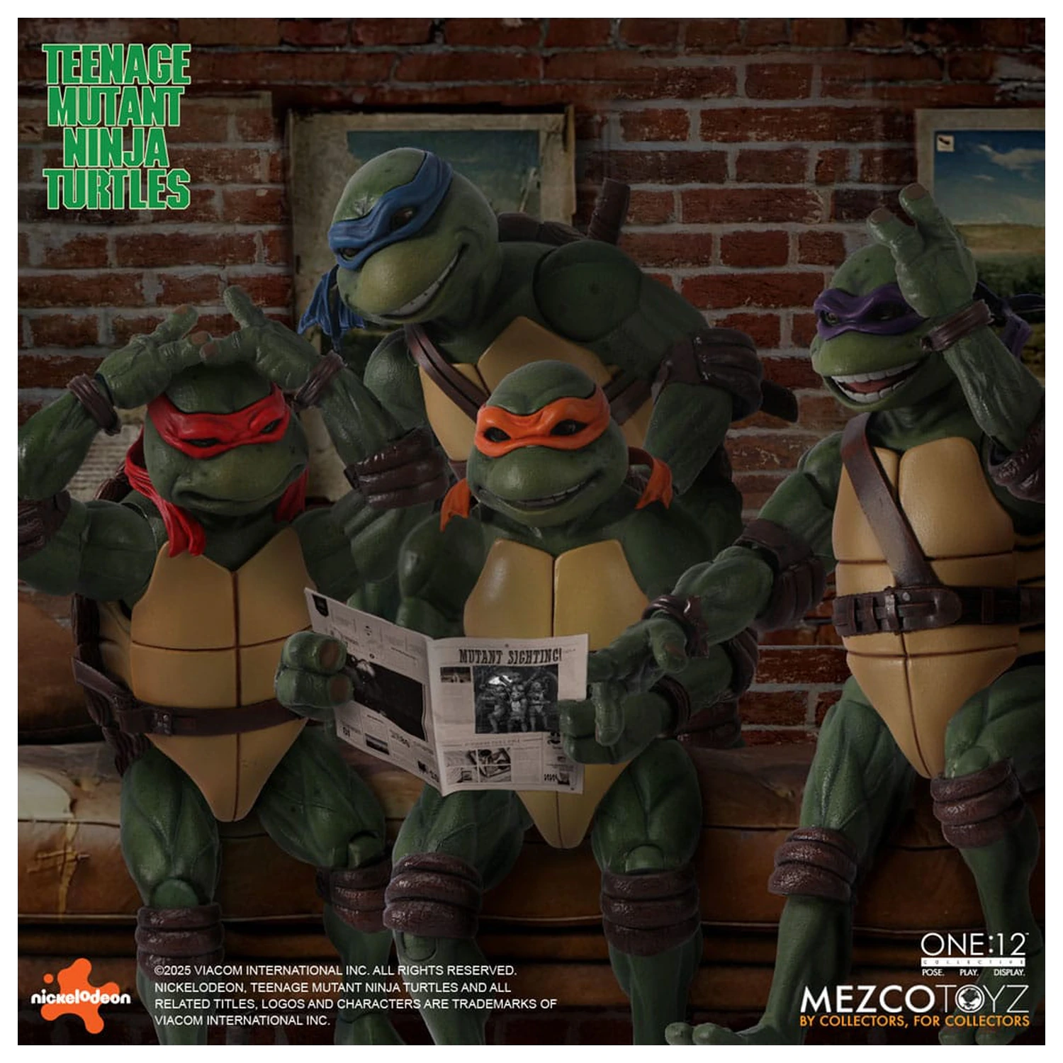 Teenage Mutant Ninja Turtles set de figurine 1/12 Teenage Mutant Ninja Turtles (1990 Movie) 15 cm poza produsului