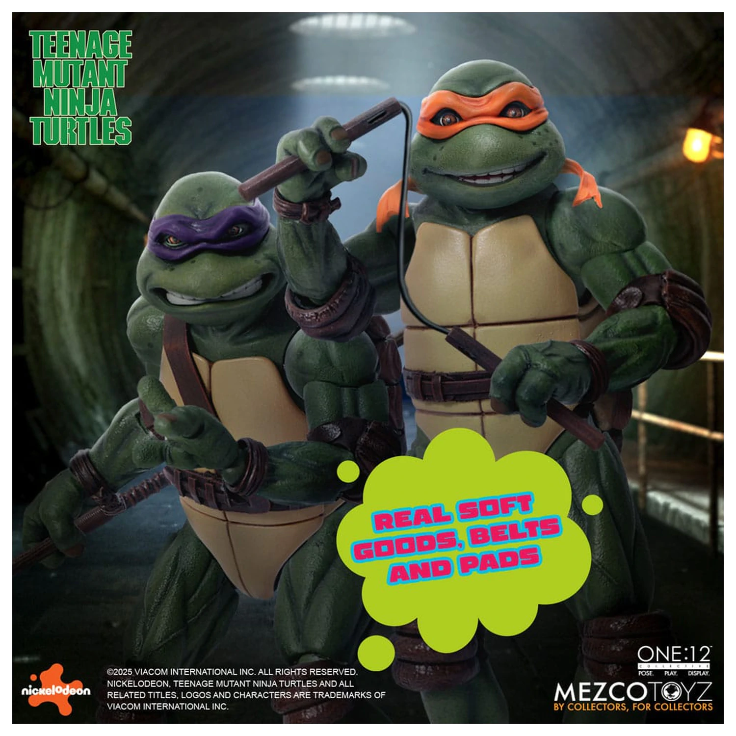 Teenage Mutant Ninja Turtles set de figurine 1/12 Teenage Mutant Ninja Turtles (1990 Movie) 15 cm poza produsului