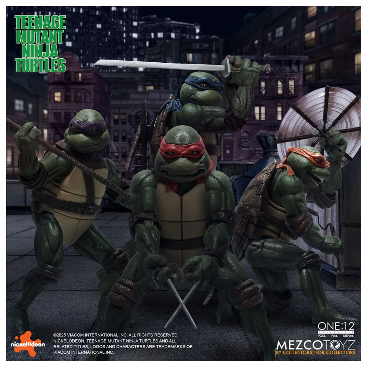 Teenage Mutant Ninja Turtles set de figurine 1/12 Teenage Mutant Ninja Turtles (1990 Movie) 15 cm poza produsului