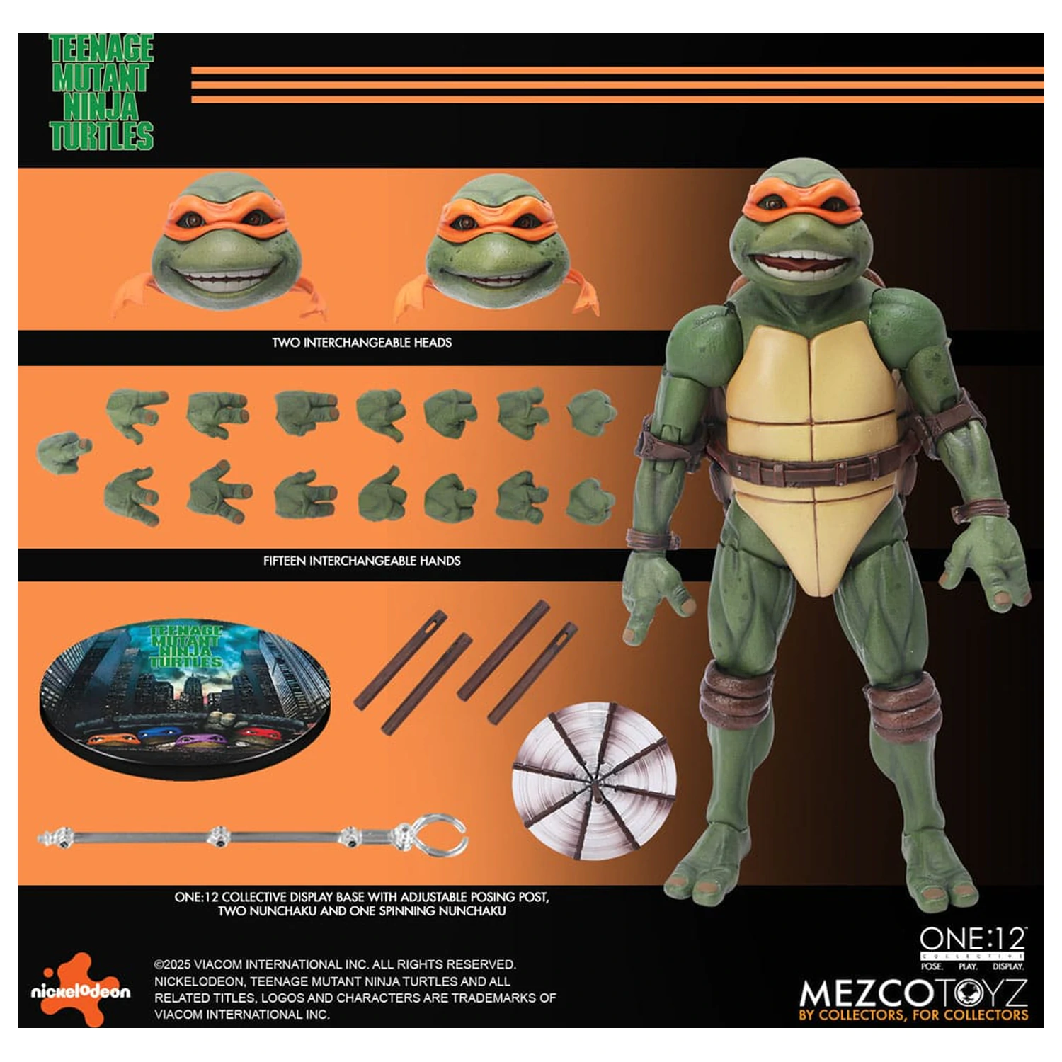 Teenage Mutant Ninja Turtles set de figurine 1/12 Teenage Mutant Ninja Turtles (1990 Movie) 15 cm poza produsului