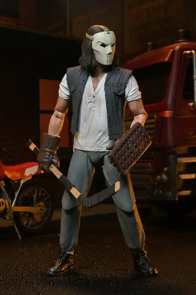 Teenage Mutant Ninja Turtles (1990 Movie) Action Figure Deluxe Movie Realization Casey Jones 18 cm Figurina de acțiune poza produsului