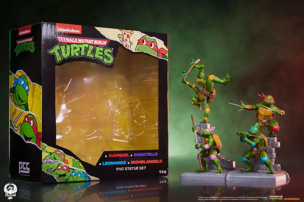 Teenage Mutant Ninja Turtles PVC Statuie pachet de 4 bucati poza produsului