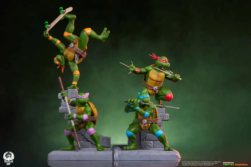 Teenage Mutant Ninja Turtles PVC Statuie pachet de 4 bucati poza produsului