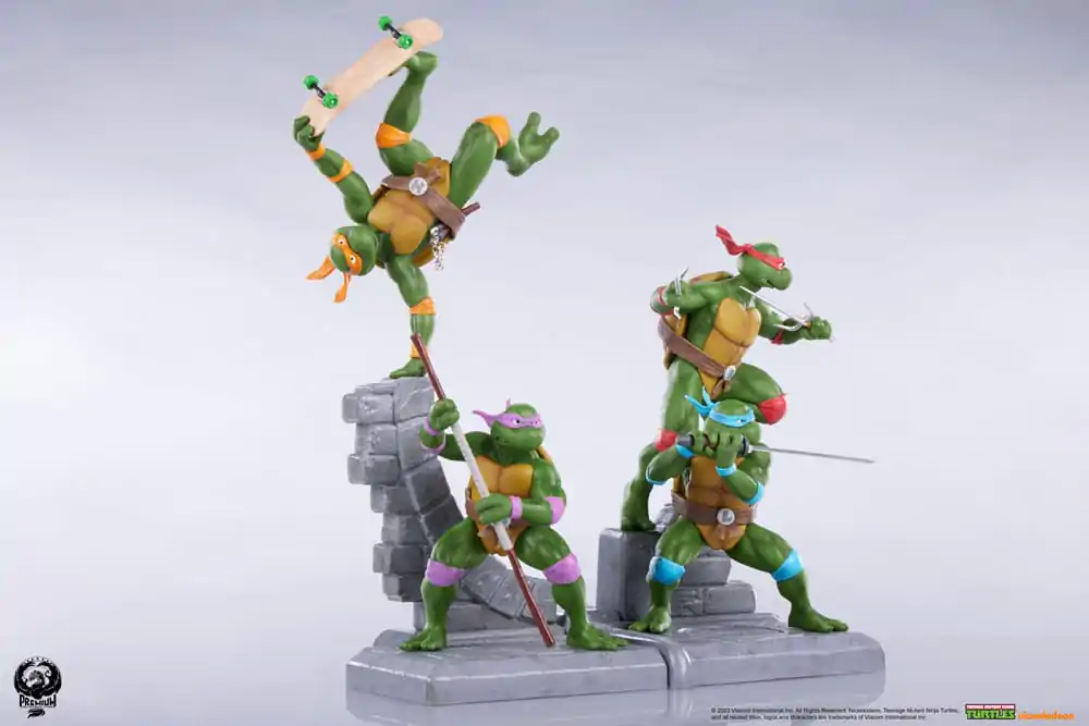 Teenage Mutant Ninja Turtles PVC Statuie pachet de 4 bucati poza produsului