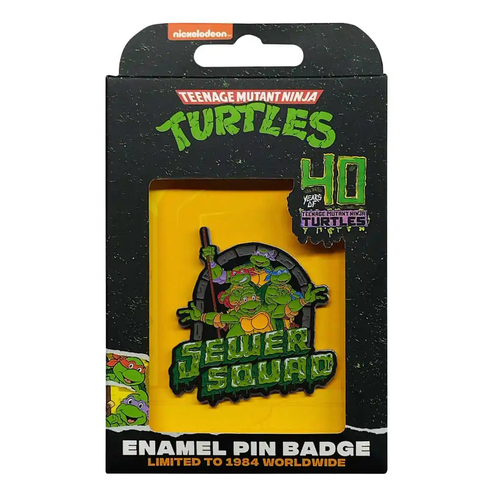 Insignă Pin Teenage Mutant Ninja Turtles Aniversare 40 de Ani Ediție Limitată poza produsului