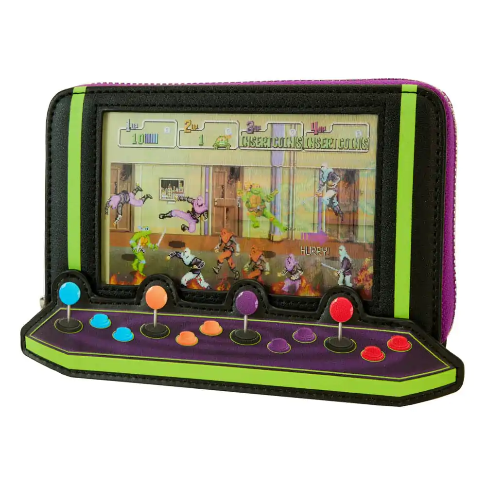 Teenage Mutant Ninja Turtles by Loungefly Portofel 40th Anniversary Vintage Arcade poza produsului